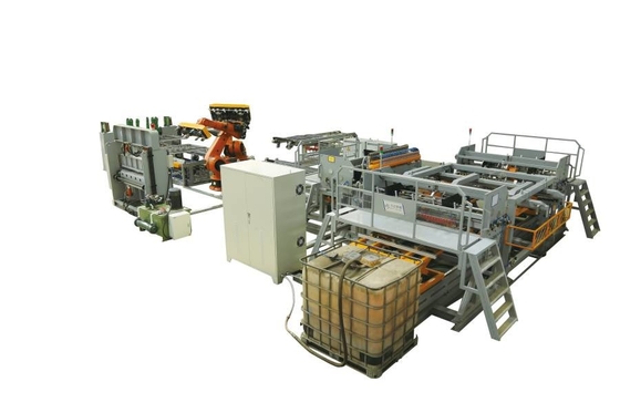 1300mm vollautomatischer geschweißter Draht Mesh Machine For Supermarket Racking